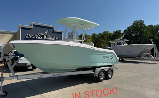 2026 Robalo R222 EX Sea Foam Green